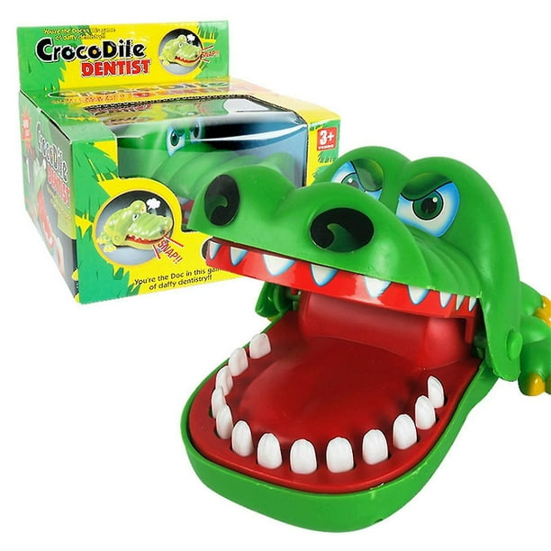 Juego de dentista con dientes de cocodrilo Juegos de dedos mordedores de cocodrilo Juguete de fiesta Juego de viaje para ninos Adultos lin Bodega Aurrera en linea