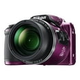 thumbnail image 2 of Nikon Coolpix B500 - Digital camera - compact - 16.0 MP - 1080p - 40x optical zoom - Wi-Fi, NFC, Bluetooth - plum, 2 of 11