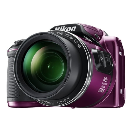 Nikon - COOLPIX B500 16.0-Megapixel Digital Camera - Plum