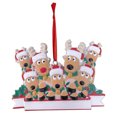 thumbnail image 2 of Falleo Clearance Personalized Deer Christmas Ornaments Family Of 2 3 4 5 6 7 Custom Name Holiday Ornament Christmas Tree Hanging Ornament Customized Christmas Decoration Gifts( F2, 2 of 8