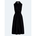 thumbnail image 4 of Free Assembly Women's and Women's Plus Sleeveless Cotton Maxi Shirtdress with Belt, Sizes XS-4X, 4 of 4