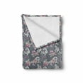 thumbnail image 2 of Floral Soft Flannel Fleece Blanket, Ornamental Design of Fuzzy Dahlia Orchid and Daisy in Rainbow Colors Floral Pattern, Cozy Plush for Indoor and Outdoor Use, 60" x 80", Multicolor, by Ambesonne, 2 of 6