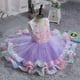 thumbnail image 4 of Vestido de niña, vestido de pastel colorido, vestido hinchado, vestido de niña, vestido de princesa, 4 of 5
