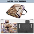 thumbnail image 4 of Uorisanigo Universal Golf Cart Seat Covers, Boho Floral Highland Cow Golf Cart Seat Blanket Covers with 4 Pockets for Your Golf Items, for EZGO TXT RXV/Club Car DS Precedent, 4 of 6
