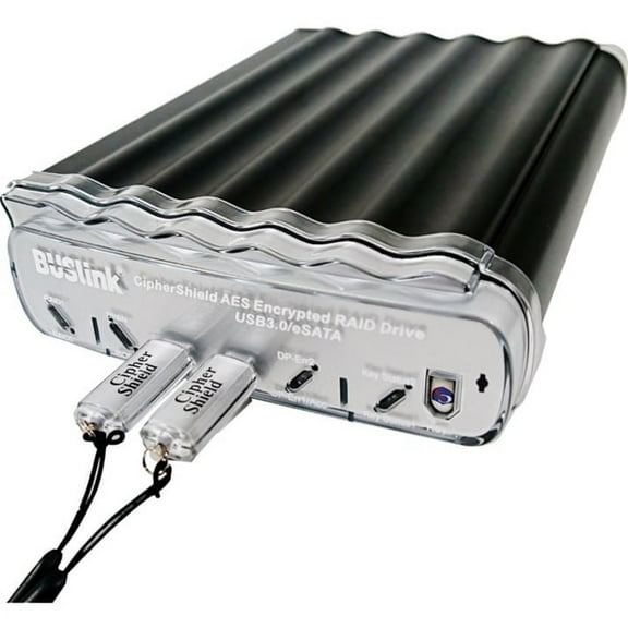 Buslink CipherShield CSX-8TSU3KKB 8 TB Desktop Hard Drive, External, SATA
