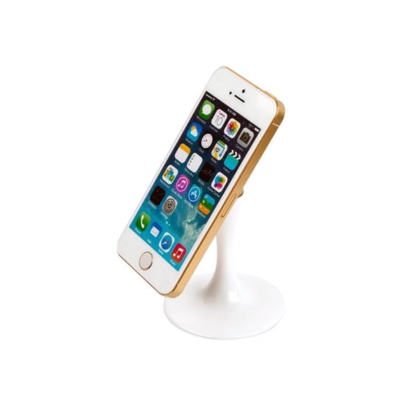 Fresh Fab Finds FFF-White-GPCT596 Kit de Montage Universel pour Voiture Support Magnétique en Métal pour Téléphone PDA GPS & Tablette, Blanc