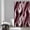 Burgundy, variant on Stall Shower Curtain, Small Navy Blue Shower Curtain Set for Bathroom Modern Waterproof Narrow Ombre Shower Curtain Set with Hooks, 36x72 Inch
