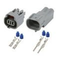 thumbnail image 1 of 2-Pin Waterproof Connector for Car Male and Female Fuel Injector Plug 6189-0033, 1 of 4