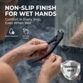 thumbnail image 5 of Ergonomic Curved Long Handle Nail Clippers - Pliers-Style Toenail Clippers, Easy Grip for Seniors and Thick Nails, Built-in Nail Catcher & Safety Switch (Black), 5 of 7