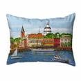 thumbnail image 2 of Betsy Drake Interiors Annapolis City Dock Small No-Cord Pillow 11x14, 2 of 2