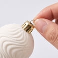 thumbnail image 4 of Eolstice Christmas Ball Ornaments, 24 Pcs Flocked Velvet Shatterproof Baubles, Wavy Embossed Solid And Hollow Cut, For Christmas Tree Holiday Decor, 4 of 5