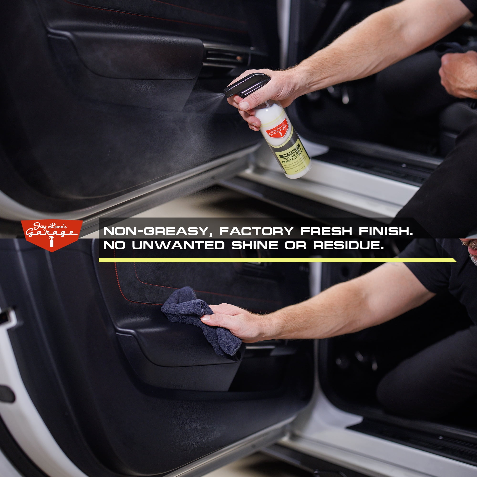 (2 pack) Jay Leno's Garage Interior Detailer (16 oz) - Clean & Protect Car Interior Surfaces