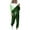 Green, variant on Yeaiivve Womens Two Piece Outfits Color Block Casual Sweatsuits Jogging Matching Suits Crewneck Long Sleeve Pullover and Drawstring Sweatpants Set Green XXL