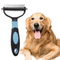 thumbnail image 2 of Undercoat Rake Dematting Comb for Dogs And Cats, 2-In-1 Deshedding Tool Reduces Shedding, Grooming Brush for Short to Long Hair Pets, Removes Mats And Loose Fur, 2 of 5