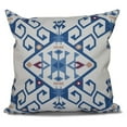 thumbnail image 2 of Simply Daisy 16" x 16" Jodhpur Medallion 2 Geometric Print Pillow, Grey, 2 of 2