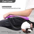 thumbnail image 3 of SCRAWLGOD Star Sky Violet Pink Set of 2 Stretchy Office Chair Arm Slipcovers Easy to Remove Gaming Chair Arm Rest Covers Crease Resistant Desk Chair Armrest Protector, 3 of 6