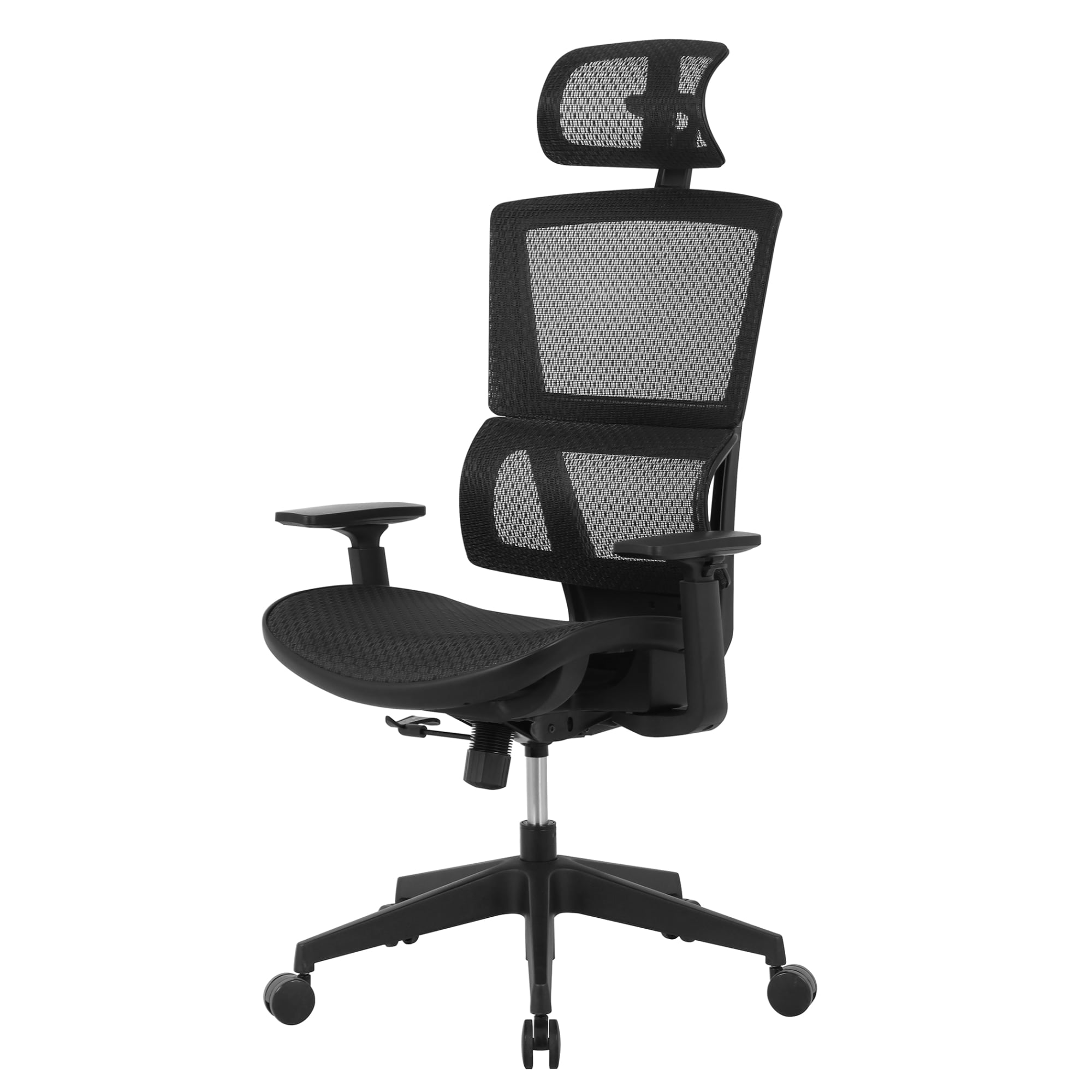 Realspace® Radano Mesh High-Back Executive Office Chair, Black, BIFMA Compliant