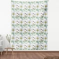 thumbnail image 4 of Ambesonne Floral Fabric by the Yard Upholstery, Cleamatis Lupine Flowers Art, 5 Yards, Plum White Laurel Green, 4 of 5