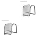 thumbnail image 4 of Bewildely Estante de almacenamiento para cocina montado en la pared de acero inoxidable, soporte para cepillo de esponja para toallas, soporte organizador Lijado con rejilla de esponja 2piezas Bewildely CBP023575, 4 of 6