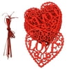 Yilegou Wooden Festive Wedding Supplies Valentines Day Heart Hollow Love Decoration