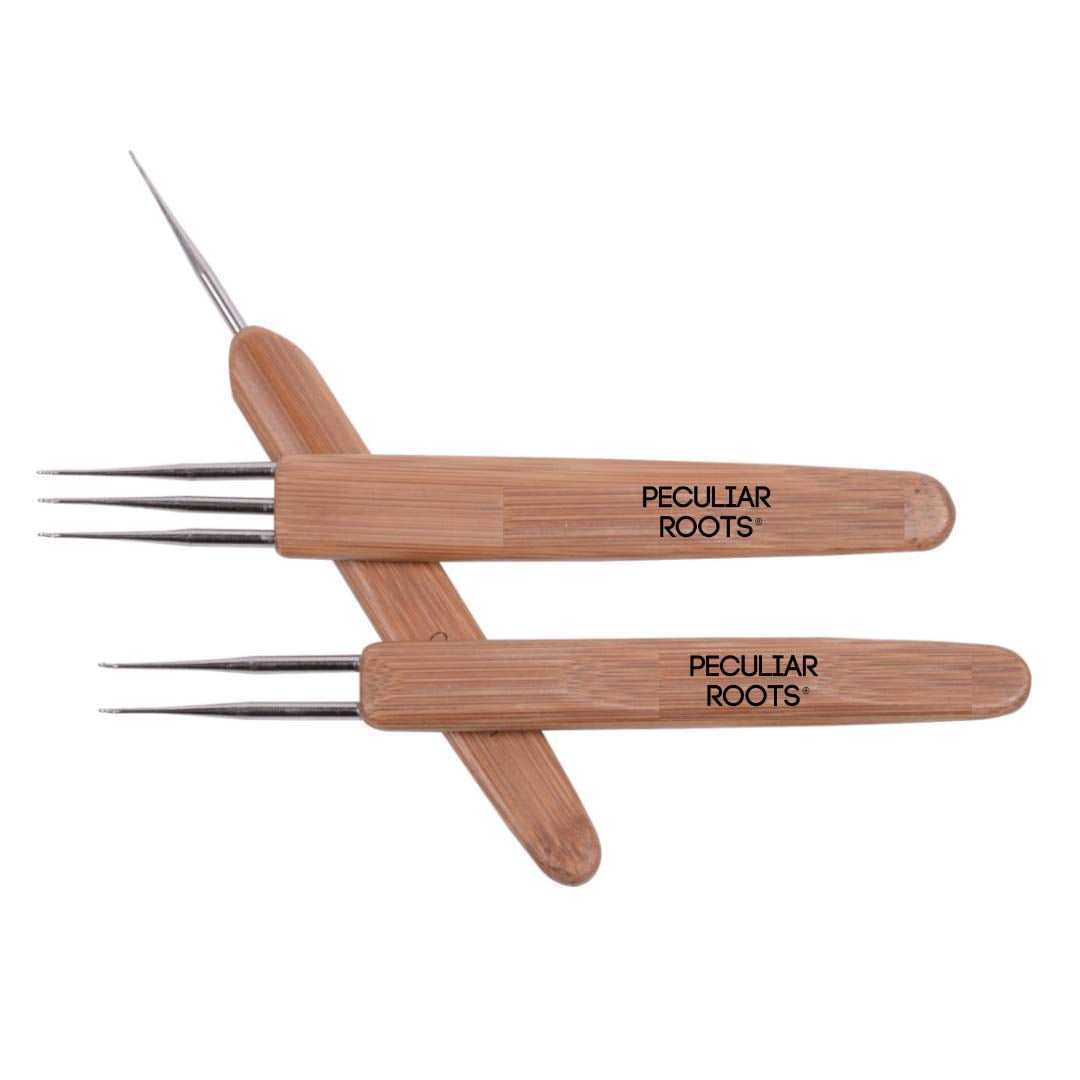 Peculiar Roots Locs Crochet Needle Tool Include Single, Double