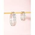 thumbnail image 3 of Limerencia G23 Pure Titanium Hypoallergenic Hoop Earrings for Women Sensitive Ears (20mm, Silver), 3 of 7
