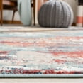 thumbnail image 4 of SAFAVIEH Skyler Talisha Abstract Area Rug, Beige/Burgundy, 6'7" x 6'7" Round, 4 of 7