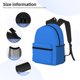 thumbnail image 3 of Disketp Dodgerblue Mochila Ligera Clásica con Múltiples Bolsillos, Mochila Casual para Hombre y Mujer, Ideal para Escuela, Trabajo y Viajes, 3 of 6