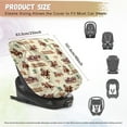 thumbnail image 6 of KUIFORTI Baby Car Seat Sun Shade Cover, Western Cowboy Car Accessories for Baby Carseat, Infant Auto Seats Heat Protector Blocks Out Heat & Sun UV Covers, Keeps Baby's Carseat at Cooler Temperature, 6 of 6