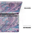 thumbnail image 4 of DesignSkinz Cotton Candy Oil Mix V3 Full-Body Skin Decal Wrap Cover for MacBook Air 13" 2018 (A1932), 4 of 9