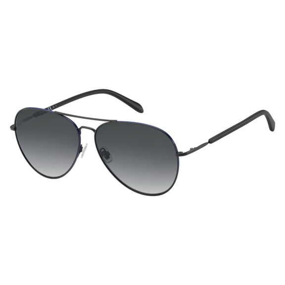 Fossil Men's Black Aviator Sunglasses w/ Gradient Lens - FOS3104GS 003 9O