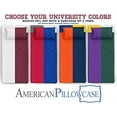 thumbnail image 3 of American Pillowcase College Colors Pillowcases 100% Brushed Microfiber, Hypoallergenic Pillow Cover - Dorm Bedding Soft, Stain, Fade and Wrinkle Resistant Standard 20"x30" - 2 Pack, Black, 3 of 3