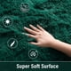 thumbnail image 4 of Alfombra de Peluche Merelax Runner 61x244 cm Verde Oscuro Suave Antideslizante, 4 of 7