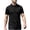 Black, variant on Golf Shirts for Men Solid Color Collared 3-Button Short Sleeve Breathable Casual Daily Tops,3XL