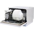 Magic Chef 6Place Setting Countertop Dishwasher, White