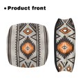 thumbnail image 2 of HELLHERO Geometric Patterns Removable Walker Seat Cover Seat and Backrest Covers Protection Covers Neighborhoods and Street Happy New Year, 2 of 7