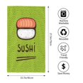 thumbnail image 2 of Balery Fresh Sushi Toalla de Microfibra Premium con Estampado – 27.5x16 pulgadas, Alta Absorción, Suave y Aterciopelada, Secado Rápido, 2 of 6
