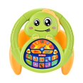 thumbnail image 3 of lionlar Kids Steering Wheel Toy Game Simulated Driving Controller for Home Traveling Green, 3 of 9