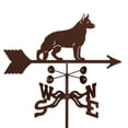 thumbnail image 2 of EZ Vane German Shepherd Weathervane | Garden Mount | 14 Gauge Steel | Sealed Ball Bearings | Home or Garden, 2 of 7
