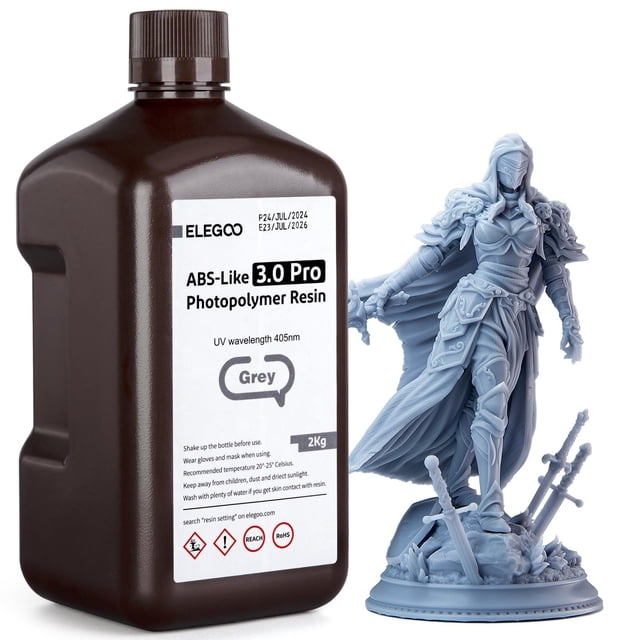 Impresora 3D de resina ELEGOO ABS-Like 3.0 Pro 2000g gris