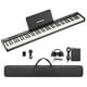 thumbnail image 1 of Yeshouse Teclado eléctrico Piano 88 tecla, Piano Digital de tamaño completo portátil con soporte, Pedal de apoyo, 1 of 8