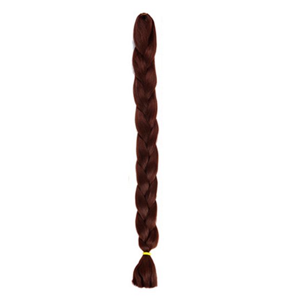 destyer 41inch Women Long Braiding Hair Synthetic High Temperature Fiber Pure Color Braid Hair Extensions