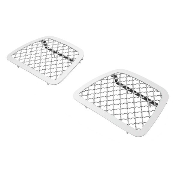 APS Compatible with Chevy Avalanche Suburban Tahoe 2007-2014 Tow Hook Stainless Steel Chrome Mesh Front Grill Grille Insert C76467S