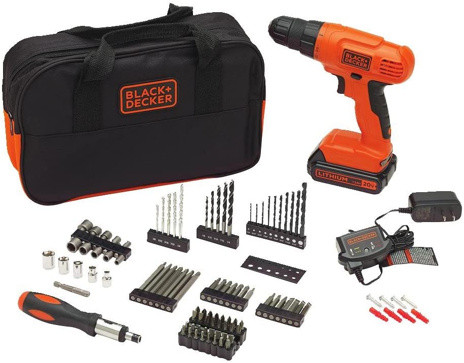 BLACK+DECKER 20V MAX Drill \u0026 Drill Bit 