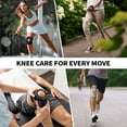 thumbnail image 6 of CAMBIVO Knee Brace with Side Stabilizers, Knee Sleeve for Knee Pain Women & Men, Patella Gel Pads Knee Support Wrap Strap for Meniscus Tear, Black M, 6 of 11