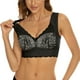 thumbnail image 4 of Pack de 2 sujetadores de encaje para mujer talla grande: sin aros, copa 3/4, tirantes fijos, cómoda mezcla de nylon y spandex, 4 of 6