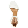thumbnail image 4 of Style & Co. Womens Paycee Open Toe Casual Ankle Strap, White Snake, Size 9.5, 4 of 6