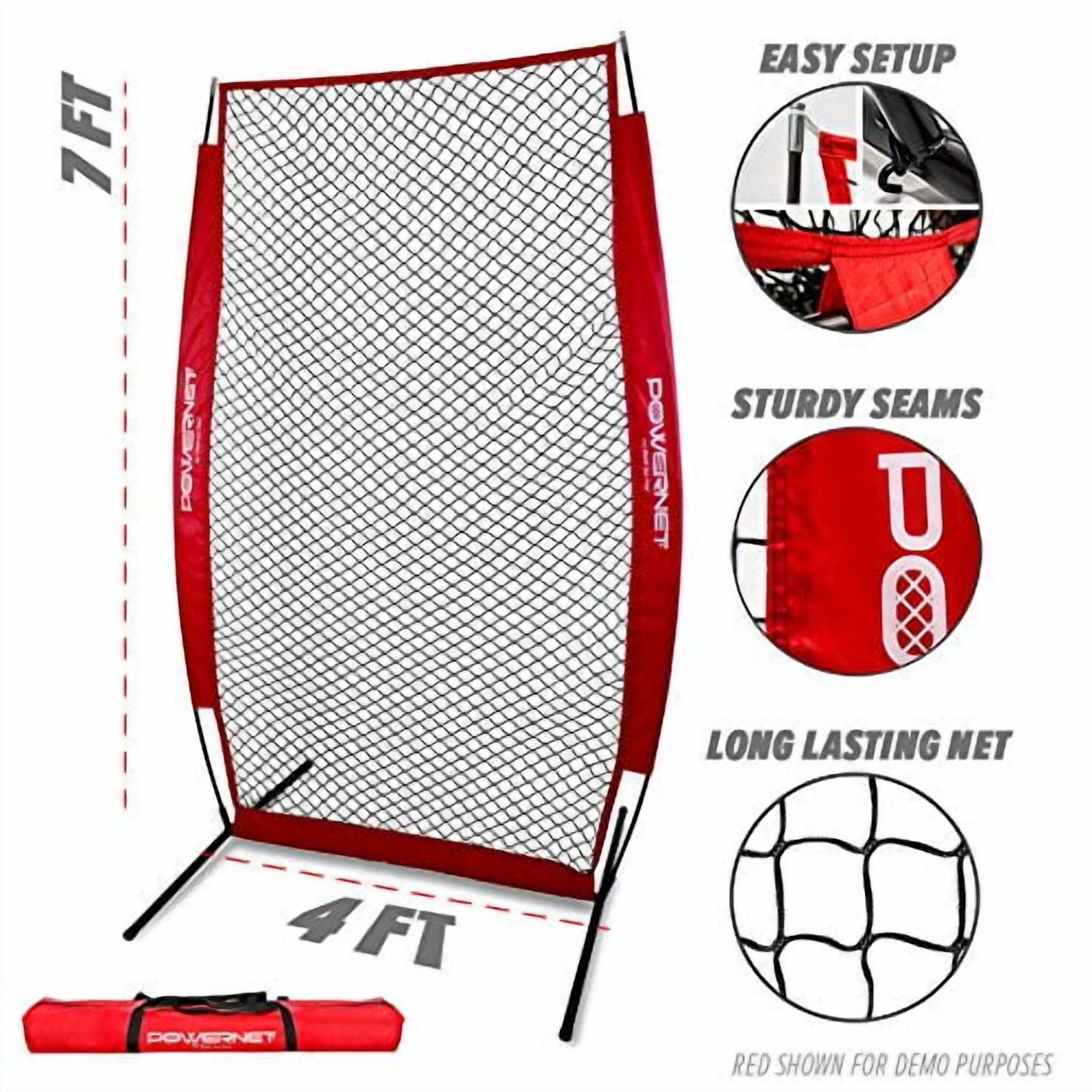 PowerNet I-Screen Pitching Protection Net for Baseball Softball Batting Practice