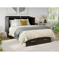 thumbnail image 5 of HomeStock Renaissance Revival Monroe Murphy Bed Chest With 6 Inch Memory Foam Folding Mattress, Built-In Charging Station And Storage Drawer, Full, Espresso, 5 of 9