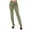 B-Green, variant on Wyobmus Womens Cargo Pants High Elastic Waist Button Work Pants Solid Straight Fit Yoga Pants A-White